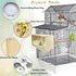 Parakeet Nesting Box, Natural Pine Bird Nest for Cockatiel, Lovebirds, Budgie, Conure Parrot with Detachable Wooden