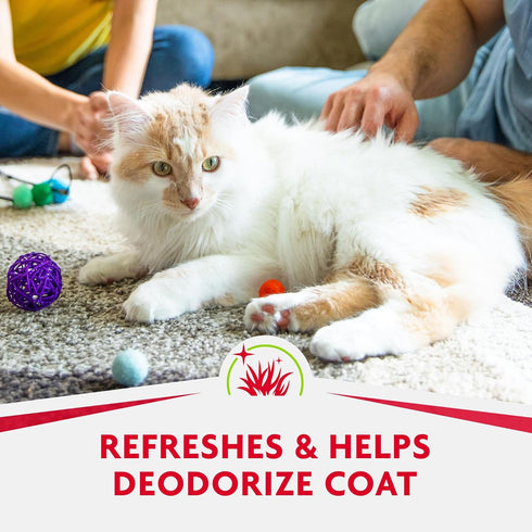 Furminator DeShedding Grooming Wipes for Cats, Refresh and Deodorize Coat without Bathing, 50 Count