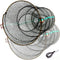 Folded Minnow Trap Crab Trap 23.6in x 11.8in Thicken Fishing Bait Trap