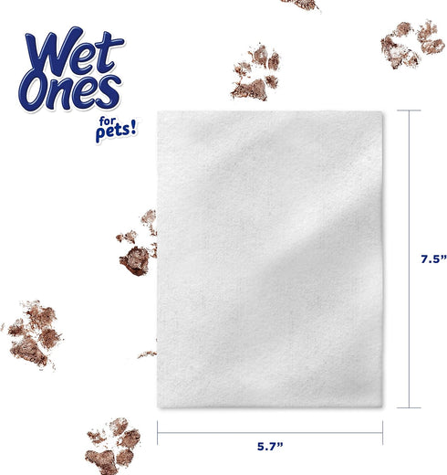 Wet Ones for Pets Deodorizing Multi-Purpose Dog Wipes with Baking Soda, Tropical Splash Scent, Pack of 3
