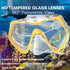 Snorkeling Gear for Adults,Otowaving Dry Snorkel Set,Panoramic View Snorkel Gear, Anti-Fog Tempered Glass Swim Mask,Snorkel for Lap Swimming Diving Scuba Training Travel Snorkel Kit by Otowaving
