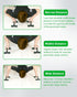 Portable Push Up Bar for Home Fitness Training, Push Up Stands Handle for Floor Workouts, Suitable for Men and Women