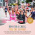 5Ks, This Run is Dedicated to Name Bib Kit Add-Your dedication Running Accessory for Marathons, Triathlons, Cycling