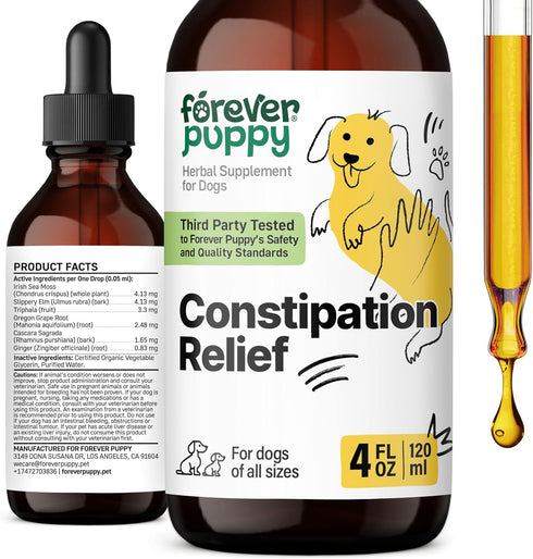 Constipation Relief for Dogs, Stool Ease Supplements with Sea Moss for Digestive Health - 4 oz