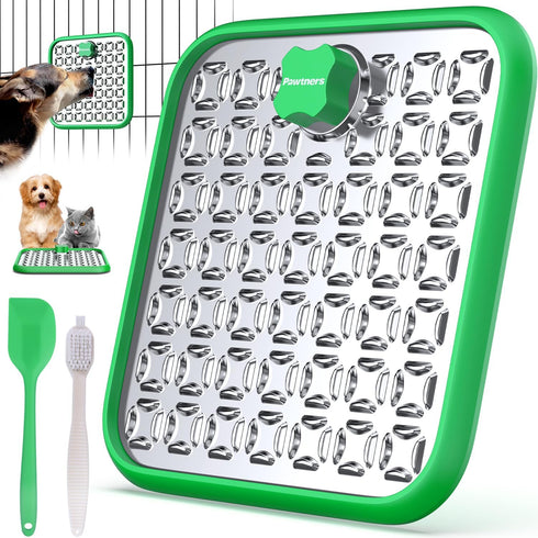 Stainless Steel Large Lick Mat: Dog Lick Mats for Large Dogs, Cat