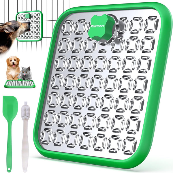 Stainless Steel Large Lick Mat: Dog Lick Mats for Large Dogs, Cat