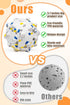 1.96'' Moonorange Dog Balls for Dogs Aggressive Chewers Indestructible Tennis Durable Bouncy Interactive Dog Toy Balls