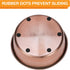 Neater Pet Brands Hammered Decorative Designer Bowls - Luxury Style Premium Dog and Cat Dishes (Medium, Copper)