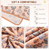 4 Pcs Pet Blanket, Paw Print Fleece Blanket for Small Medium Pets, XX-Large (51 x 63 Inch)