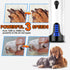 Dog Nail Grinder, Electric Pet Nail Trimmers and Clippers Kit, Super Quiet, Rechargeable for Small Large Dogs & Cats