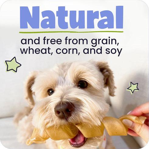 5-7" 5 Pack Pawstruck Natural Beef Collagen Sticks for Dogs Long-Lasting Rawhide Alternative, High Protein & Low Fat