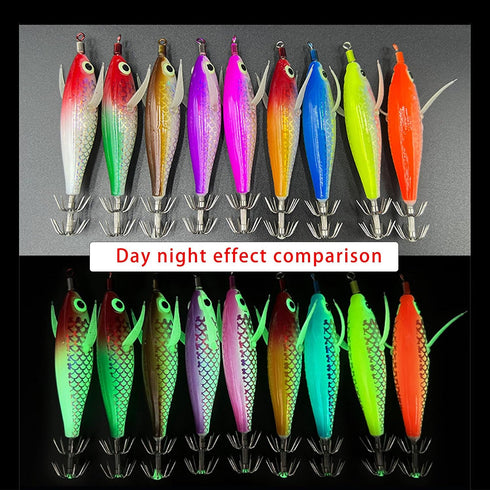 GMBYLBY Artificial Shrimp Cuttlefish Round Belly Fishing Baits for Enhances Attractions Fishing Lures for Fishing