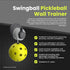 Set 6+ Swingball Solo Pickleball Trainer Wall Mount Rebounder with Real Ball Tether Indoor/Outdoor Practice Partner