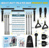Pilates Bar Kit with Resistance Bands, Multifunctional Yoga Bar with Heavy-Duty Metal Adjustment Buckle for Home