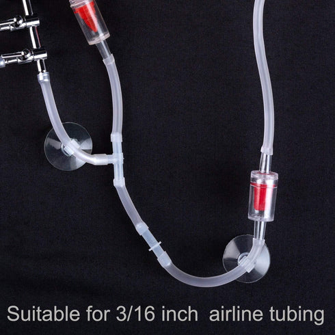 SLSON 30 Pack Aquarium Suction Cup Clips, Airline Tube Holders for Fish Tank Hose