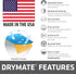Drymate Dog Crate Mat Liner, Waterproof, Non-Slip, Washable Puppy Pee Pad for Kennel Training - 29"x50" (LGrey)
