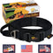 ADITYNA Tactical Dog Collar for Large Dogs - Soft Padded, Heavy Duty, Adjustable Black Collar