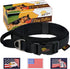 ADITYNA Tactical Dog Collar for Large Dogs - Soft Padded, Heavy Duty, Adjustable Black Collar