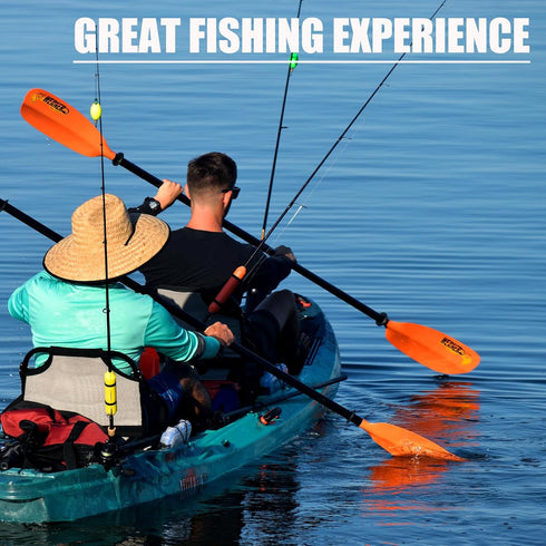 Offset Kayak Paddle Holder, Pack of 2 Track Mount Accessories with Longer Threads Bolts for Fishing