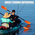 Offset Kayak Paddle Holder, Pack of 2 Track Mount Accessories with Longer Threads Bolts for Fishing