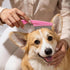 8-Piece Set Haminway Dog Grooming Kit Pink | Pet Brush for Shedding, Dematting, Nail Clipping & Bathing | Ideal