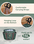 Furrishine 9 Set Horse Grooming Kit, Piece Grooming Brush with Silicone Curry Comb for Bathing & Shedding Pasture Glow