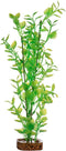 GloFish Plant Aquarium Décor, Large Green and Yellow, Fluorescent Under Blue LED Light