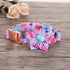 Elegant Little Tail Colorful Dog Collar - Adjustable Flower Pet Collar Gift for Small Female or Male Dogs