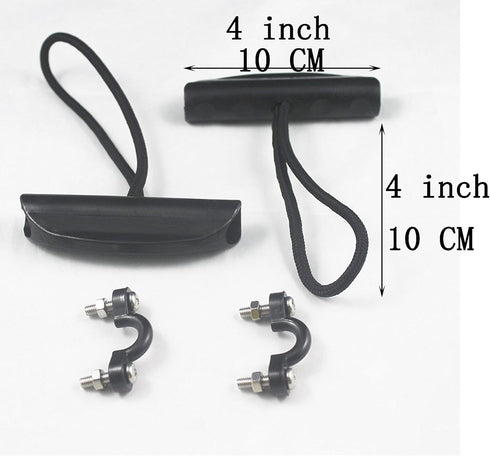 YYST Lot 2 Kayak Carry Handle, Pull Handle T-Handle with Cord and Pad Eyes