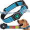 AirTag Dog Collar with Waterproof Holder, Luminous Reflective, Comfortable Durable 1000D Nylon, Fit for Large Active