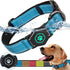 AirTag Dog Collar with Waterproof Holder, Luminous Reflective, Comfortable Durable 1000D Nylon, Fit for Large Active