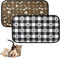 Dog Food Mats, Super Absorbent Non-Slip Bowl Mats, Easy to Wash Machine Washable 14''x24'' (2 Pack)