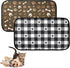 Dog Food Mats, Super Absorbent Non-Slip Bowl Mats, Easy to Wash Machine Washable 14''x24'' (2 Pack)
