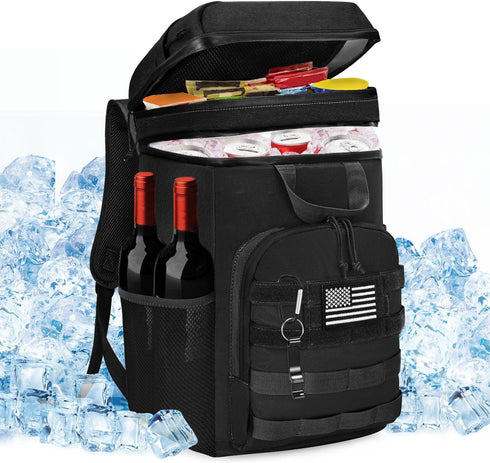WOTOW Backpack Cooler 45 Cans, Tactical Insulated Soft Cooler Bag for Men Women, Leakproof Backpack