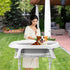 NEREIDS NET 2 1 in Dog Bath Tub Dog Washing Station for Bathing and Grooming, Elevated Collapsible Foldable Portable