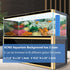 Aquatic Plant Aquarium Background Sticker – Coral HD Fish Backgrounds for Aquariums, 2 Sided 16"x 33" Fish Tank