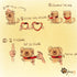 Hyhug Pets Solid Color Classic Regular Heavy Duty Basic Collar for Small Dogs, Unique Design Adjustment Triglide Slide