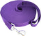 SALO Durable Nylon Training Dog Leash, 1 Inch Wide, 50ft Long for Obedience Training, Purple