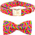 Elegant little tail Rainbow Dog Collar, Adjustable Pet Collar for Small Dogs, LGBT Pride Month Design
