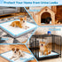 24 24 4 Puppy Pad Holder, x Dog Pee Pad Holder Tray with Magnetic Clips, No Spill Raised Edge Indoor Silicone Dog Potty