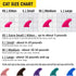 zetpo Cat Nail Caps with Adhesives and Applicators, L, 5X Glitter Random Colors, 100 pcs
