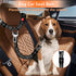 Set 3 Seyezo Dog Car Seat Belt - Piece Retractable Harness, Adjustable Reflective Seatbelt for Vehicle Headrests