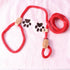 POPETPOP Nylon Dog Slip Training Leash Collar Rope for Pets, Red