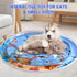 Gkiozu 0.6mm Summer Cat Water Mat for Indoor Cats, Upgraded Thicken Scratch-Resistant Interactive Sensory Play Mat