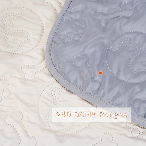 Kritter Planet Pack of 2 Waterproof Dog Bed Pads, Reversible Mat for Pets, Couch Protector for Puppy Cats 16 x 24 inch
