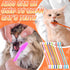 100 Count 10 Potchen Dog Toothbrush Bulk Dual Headed Pet Toothbrush Kit Soft Bristles Long Handle Double Sided for Dog