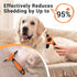 MIU COLOR Pet Grooming Brush - Deshedding Tool for Dogs & Cats, Reduces Shedding by up to 95%, Orange