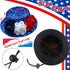 4PCS Pet Independence Day Costume, 4th of July Dog Tulle Dress Collar Flowers, Cute Tutu Skirt USA Patriotic Outfit