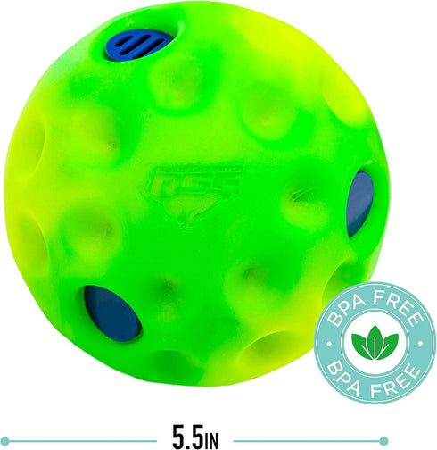 Franklin Pet Supply Co. Ready Set Fetch Laugh + Wiggle Ball - Interactive Dog Toy with Fun Giggle Sounds