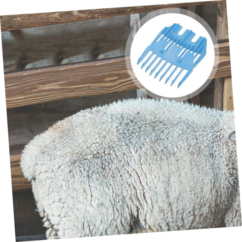2pcs Electric Wool Shears Accessories - Goat Trimmer Electric Razor Shaver Guide for Sheep Grooming Clippers, Plastic
